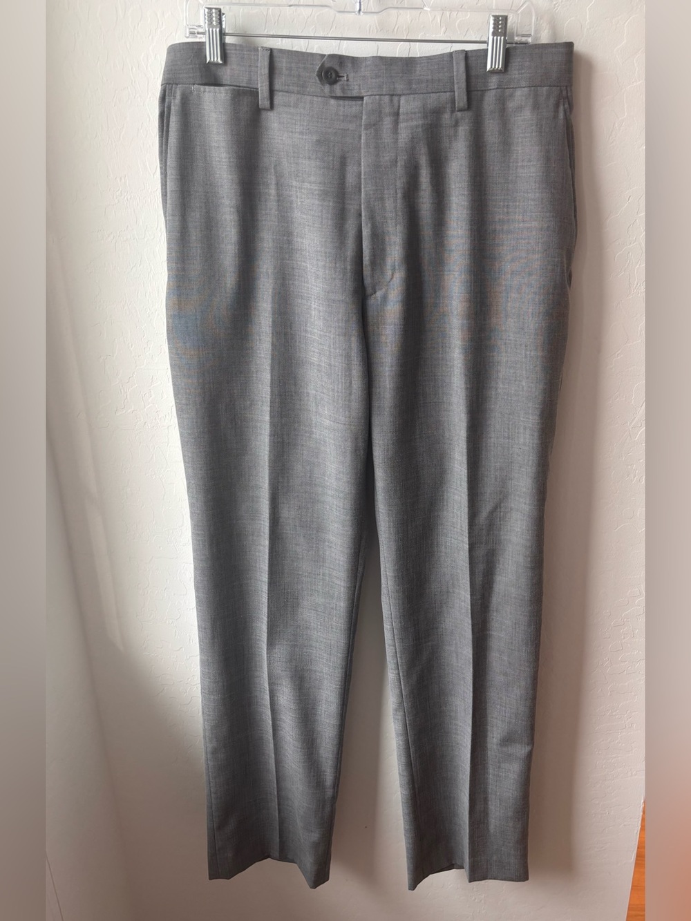 Louis Raphael Gray Dress Pants - Tailored Formal Trousers 36W 31L